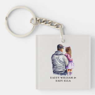Father and Daughter Bond (9) Key Ring
