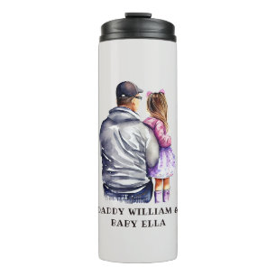 Father and Daughter Bond (9) Thermal Tumbler