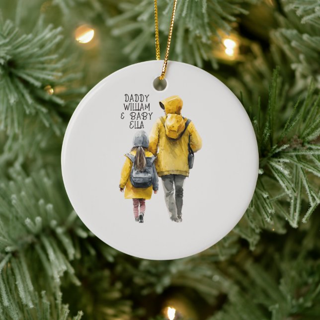 Father and Daughter Bond Ceramic Tree Decoration (Tree)
