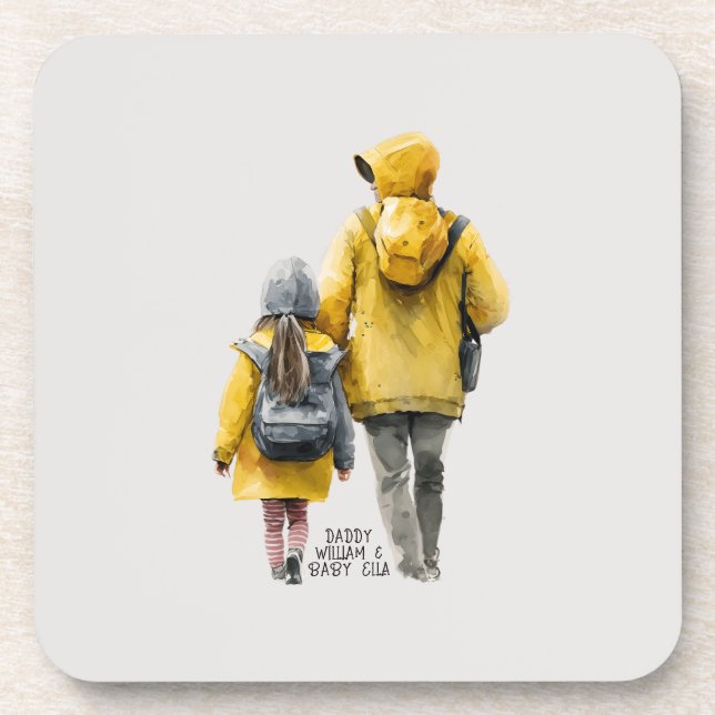 Father and Daughter Bond Coaster (Front)