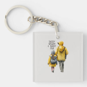 Father and Daughter Bond Key Ring