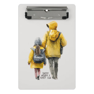Father and Daughter Bond Mini Clipboard