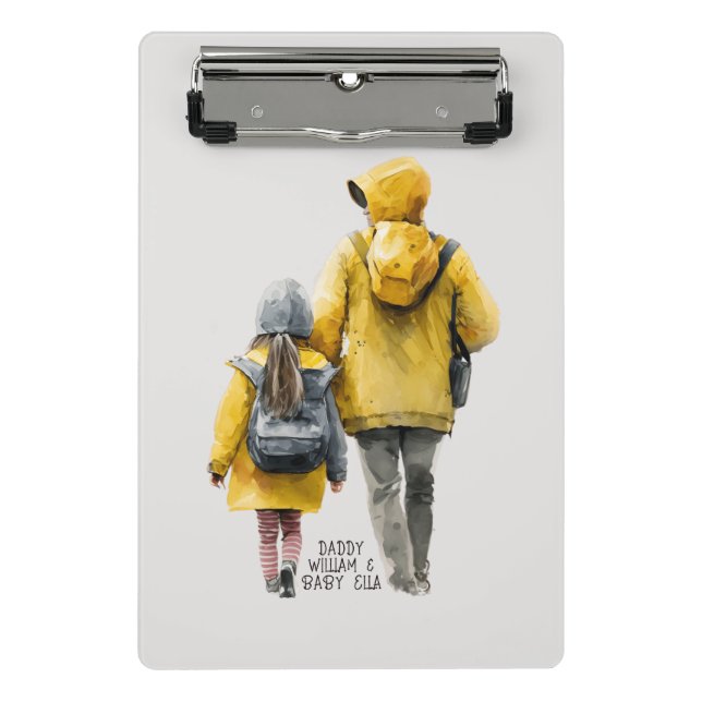 Father and Daughter Bond Mini Clipboard (Front)