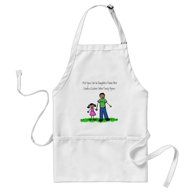 Father and Daughter Custom Apron (Front)