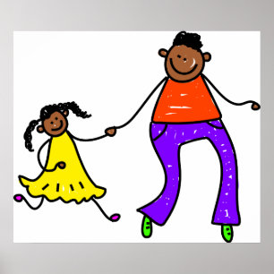 Father And Daughter Poster