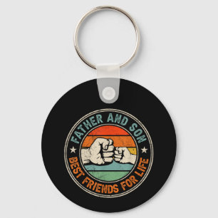 Father And Son Best Friends For Life Key Ring