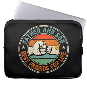Father And Son Best Friends For Life Laptop Sleeve