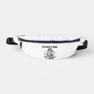 Father and Son Best Friends for Life Puzzle Ribbon Bum Bags