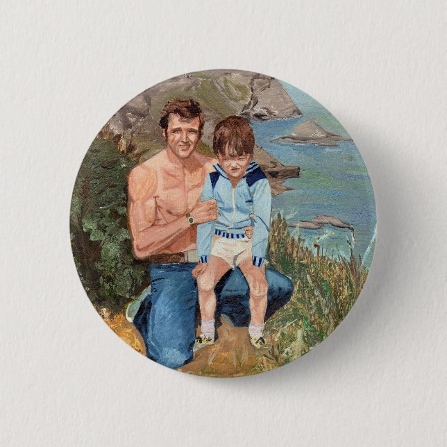 'Father and Son' Button (Front)