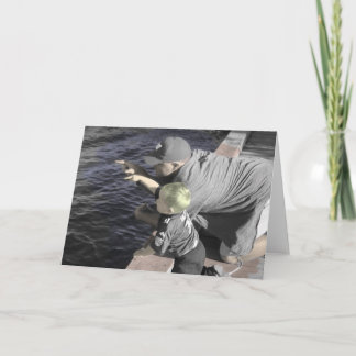 Father and Son Card