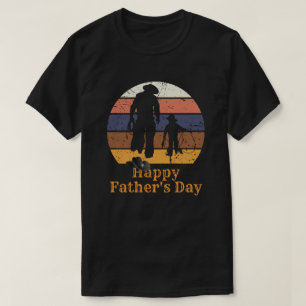 Father and Son Cowboys on the Ranch T-Shirt
