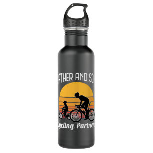 Father And Son Cycling Partners Father Day 2022 710 Ml Water Bottle