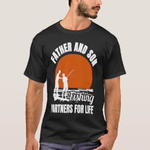 Father and son fishing partners for life dad T-Shirt