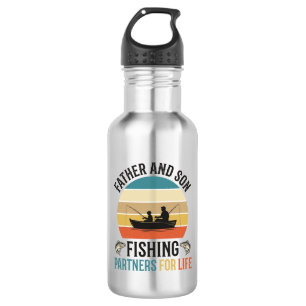 Father and Son Fishing Partners for Life Design_1 532 Ml Water Bottle