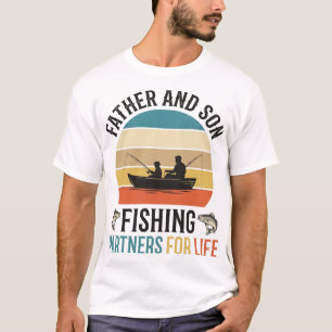 Father and Son Fishing Partners for Life Design_1 T-Shirt