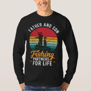 Father And Son Fishing Partners For Life Fishing D T-Shirt