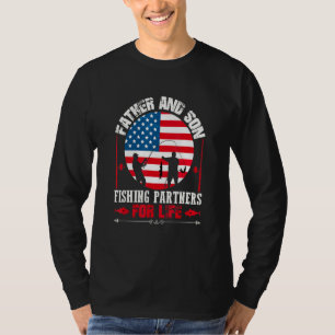 Father And Son Fishing Partners For Life T-Shirt