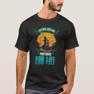 Father And Son Fishing Partners For Life V2 T-Shirt