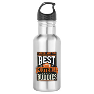 Father and Son Football Buddies Vintage Shirt Desi 532 Ml Water Bottle