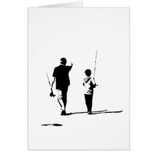 father and son, gone fishing