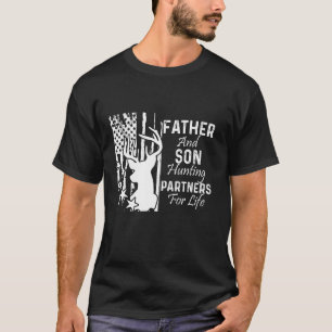 Father and Son Hunting Partners For Life Deer Hunt T-Shirt