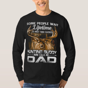 Father And Son Hunting Shirts Lifetime Dad's Buddy