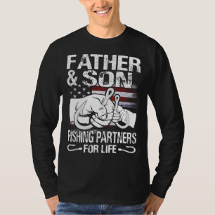 Father and Son Matching Shirts Fishing Partners fo