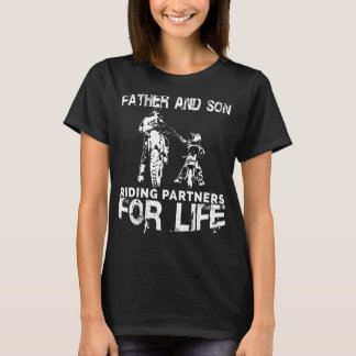 Father And Son Riding Partners For Life T-shirt Da