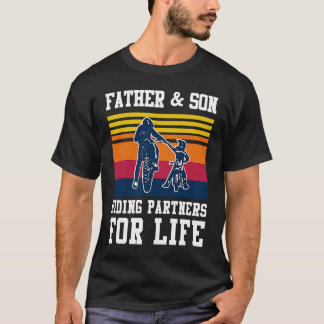 Father And Son Riding Partners For Like Dirt Bike T-Shirt