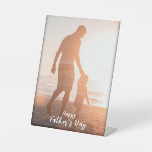 Father And Son Unbreakable Bond Father's Day Gifts Pedestal Sign