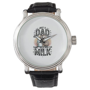 father and son with milk sloth graphic design-01 watch