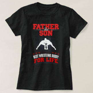 Father and son Wrestling buddy T-Shirt