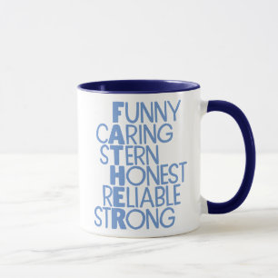 Father Attributes Crossword Art Mug