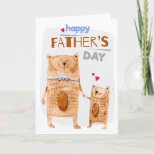 Father Bear Photo Greeting Card