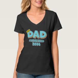 Father Best Dad Ever Established 2014 Great Dad T-Shirt