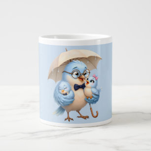 Father Bird Coffee Mug Family Love Gift