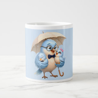 Father Bird Coffee Mug Family Love Gift