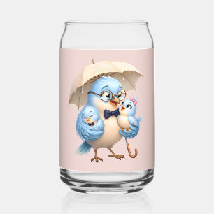 Father Bird Glass Drinkware gift