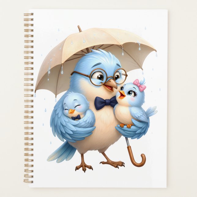Father Bird Planner Dad Organisation (Front)