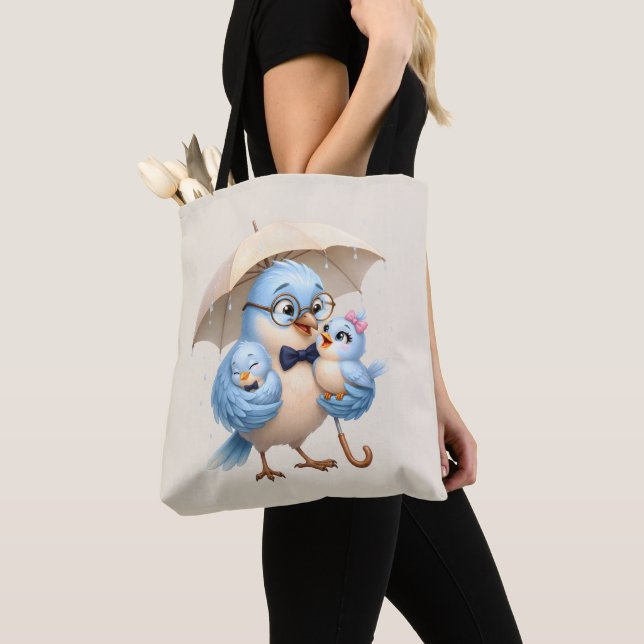 Father Bird Tote Bag Everyday Carry (Close Up)