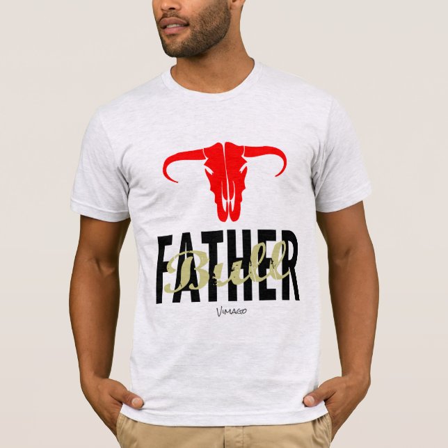 Father Bull by VIMAGO T-Shirt (Front)