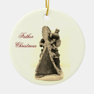 FATHER CHRISTAS  CERAMIC TREE DECORATION