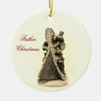 FATHER CHRISTAS CERAMIC TREE DECORATION
