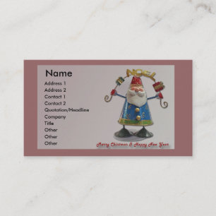 Father Christmas Business Card