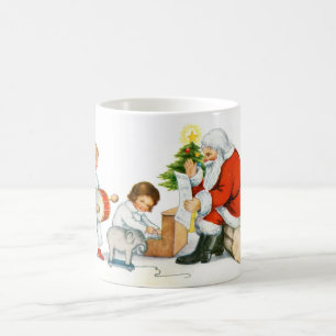 Father Christmas, children and toys Coffee Mug