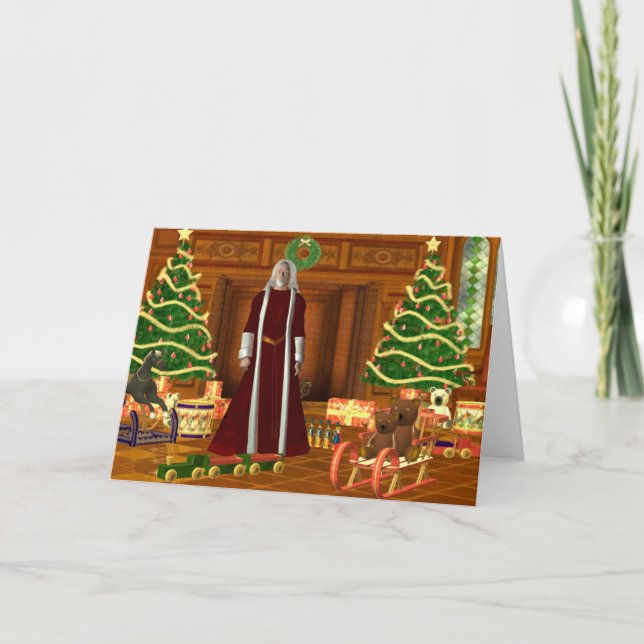 Father Christmas Holiday Card (Front)
