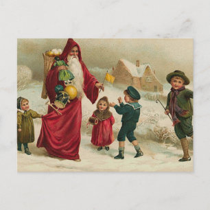 Father Christmas Holiday Postcard