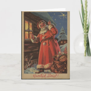 Father Christmas Polish card