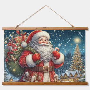 FATHER CHRISTMAS (SANTA CLAUSETAPESTRY HANGING TAPESTRY