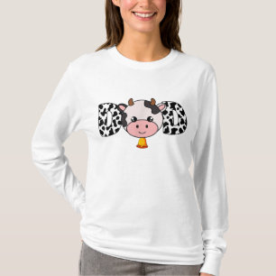Father Cow Dad Farming Birthday Funny Family Match T-Shirt